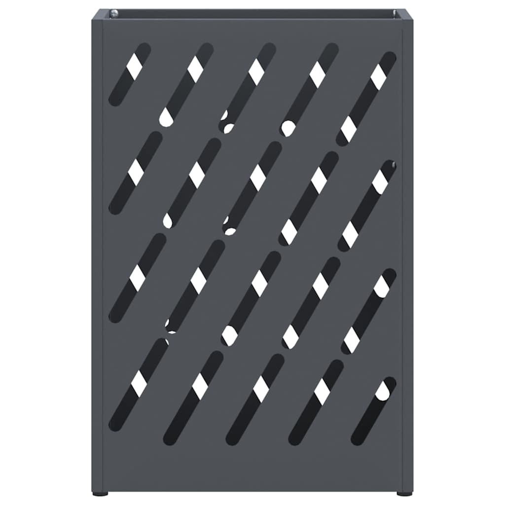 Umbrella Stand Anthracite 28 x 12 x 41 cm Steel