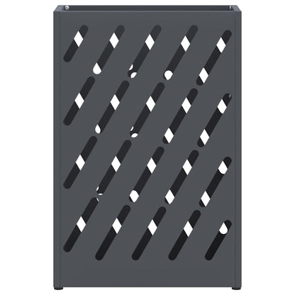 Umbrella Stand Anthracite 28 x 12 x 41 cm Steel