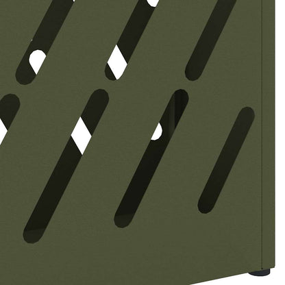 Umbrella Stand Olive green 28 x 12 x 41 cm Steel