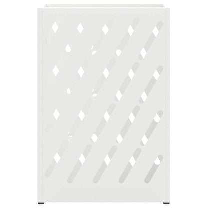 Umbrella Stand White 28 x 12 x 41 cm Steel