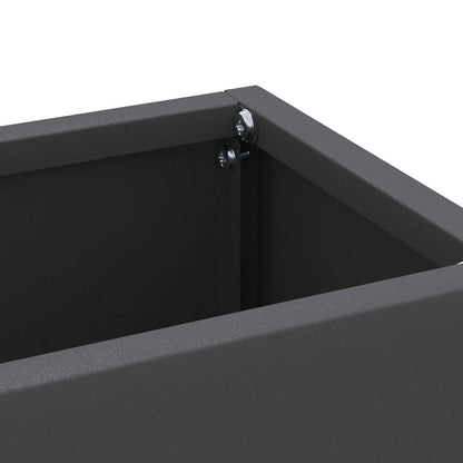 Umbrella Stand Black 28 x 12 x 41 cm Steel