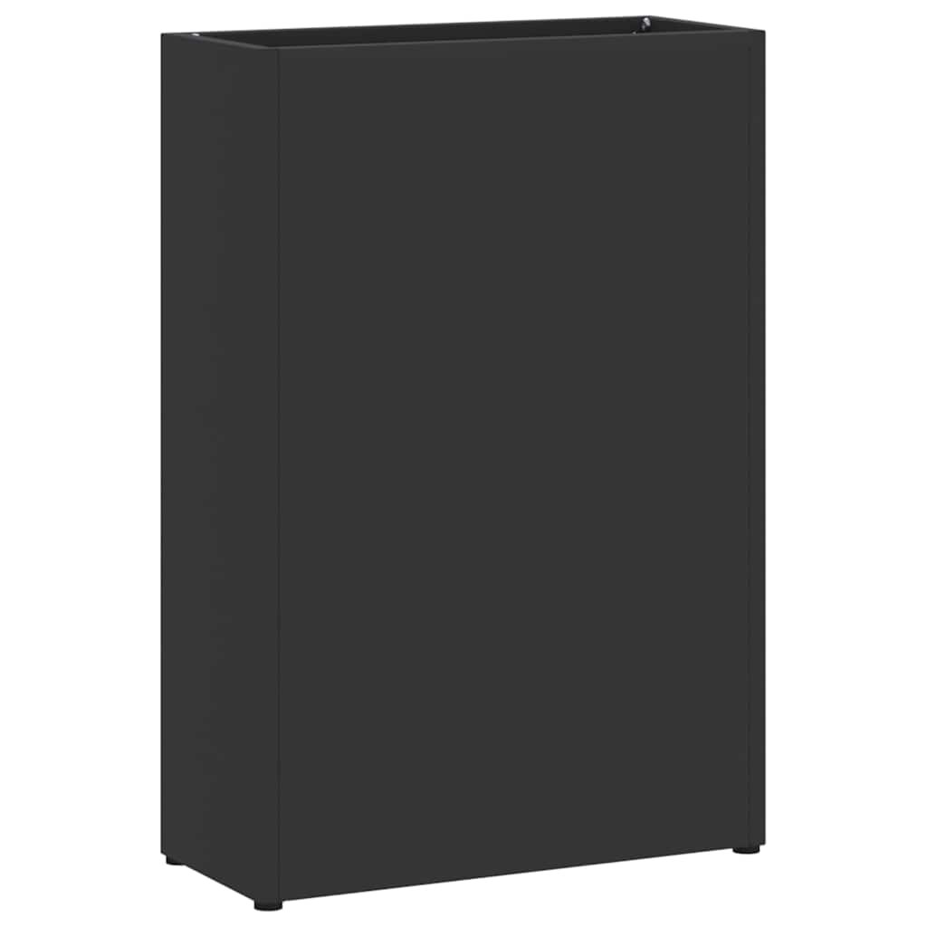 Umbrella Stand Black 28 x 12 x 41 cm Steel