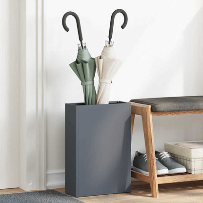 Umbrella Stand Anthracite 28 x 12 x 41 cm Steel