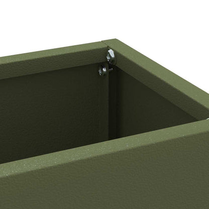 Umbrella Stand Olive green 28 x 12 x 41 cm Steel