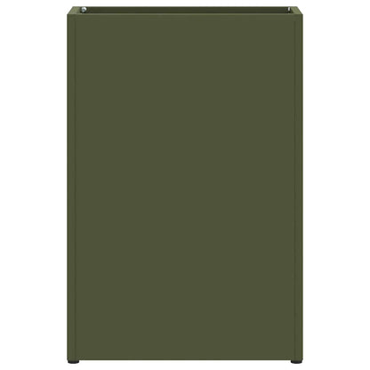 Umbrella Stand Olive green 28 x 12 x 41 cm Steel