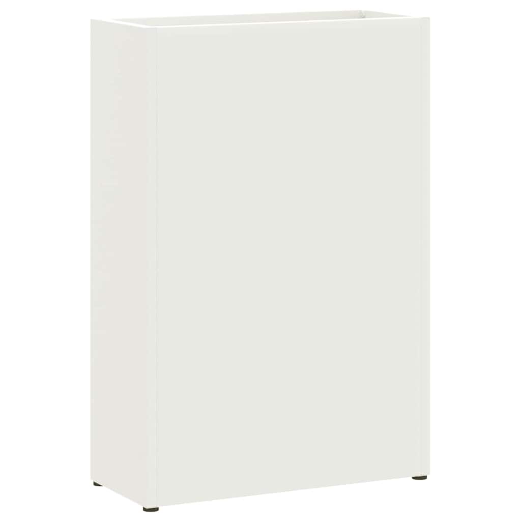 Umbrella Stand White 28 x 12 x 41 cm Steel