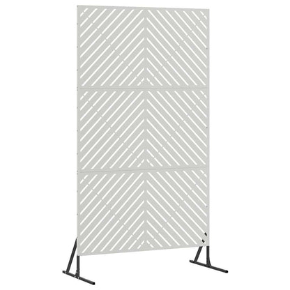 Privacy Screen Grey 100 x 50 x 180 cm Steel