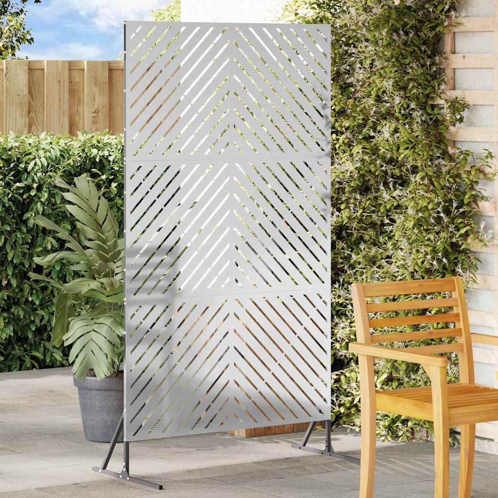 Privacy Screen Grey 100 x 50 x 180 cm Steel
