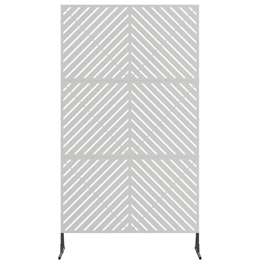Privacy Screen 100 x 50 x 180 cm Galvanised Steel Silver