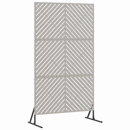 Privacy Screen Grey 100 x 50 x 180 cm Steel