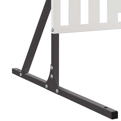 Privacy Screen Grey 100 x 50 x 180 cm Steel