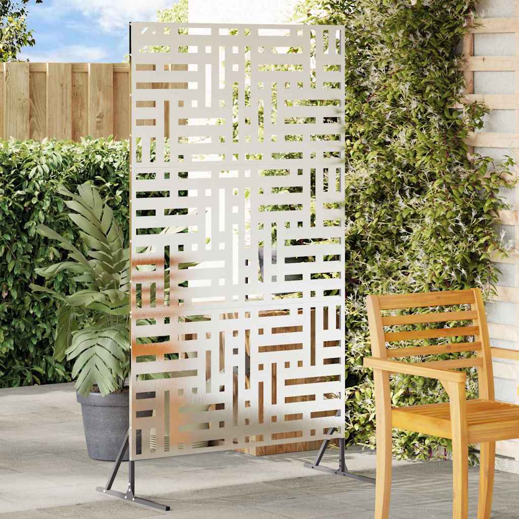 Privacy Screen Grey 100 x 50 x 180 cm Steel