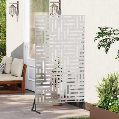Privacy Screen Grey 100 x 50 x 180 cm Steel