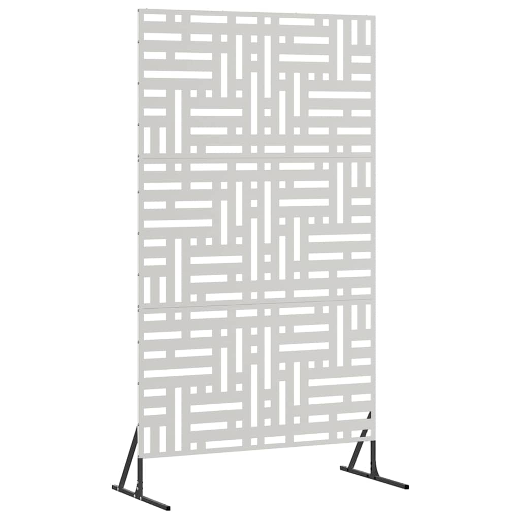Privacy Screen Grey 100 x 50 x 180 cm Steel