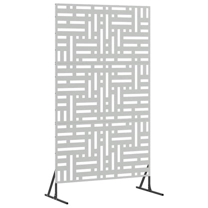 Privacy Screen Grey 100 x 50 x 180 cm Steel