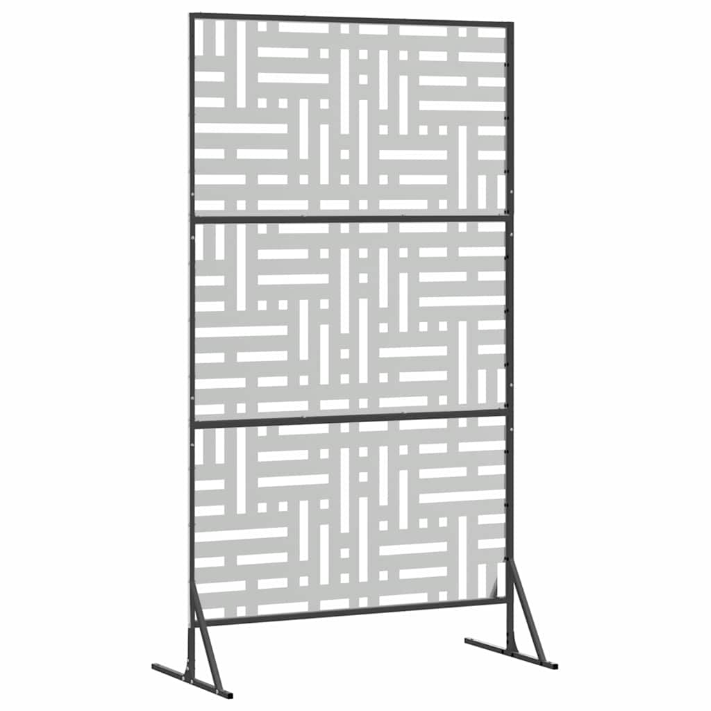 Privacy Screen Grey 100 x 50 x 180 cm Steel