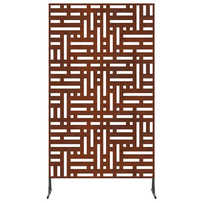 Privacy Screen Grey 100 x 50 x 180 cm Weathering Steel