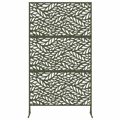 Privacy Screen Olive 100 x 50 x 180 cm Steel