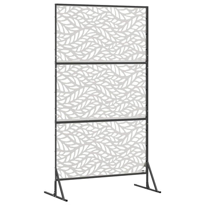 Privacy Screen Grey 100 x 50 x 180 cm Steel