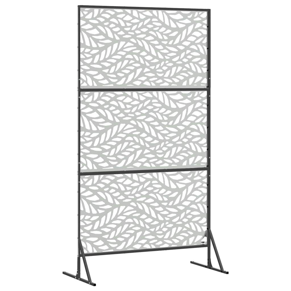 Privacy Screen Grey 100 x 50 x 180 cm Steel