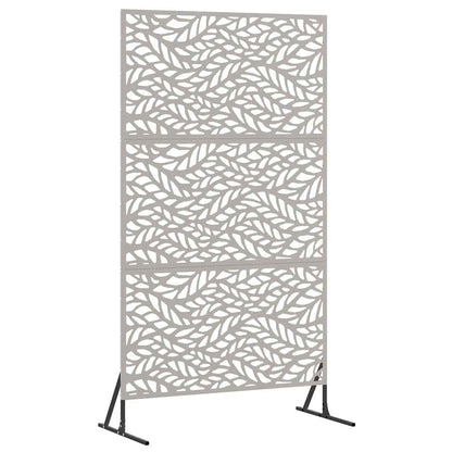 Privacy Screen Grey 100 x 50 x 180 cm Weathering Steel