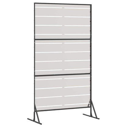 Privacy Screen Grey 100 x 50 x 180 cm Steel