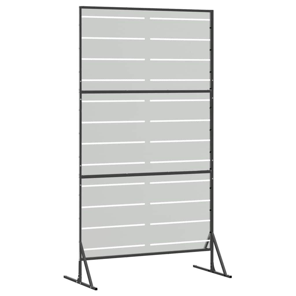 Privacy Screen Grey 100 x 50 x 180 cm Steel