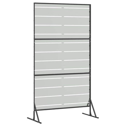 Privacy Screen Grey 100 x 50 x 180 cm Steel