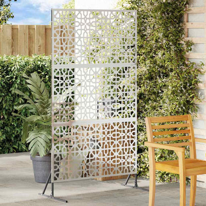 Privacy Screen 100 x 50 x 180 cm Galvanised Steel Silver