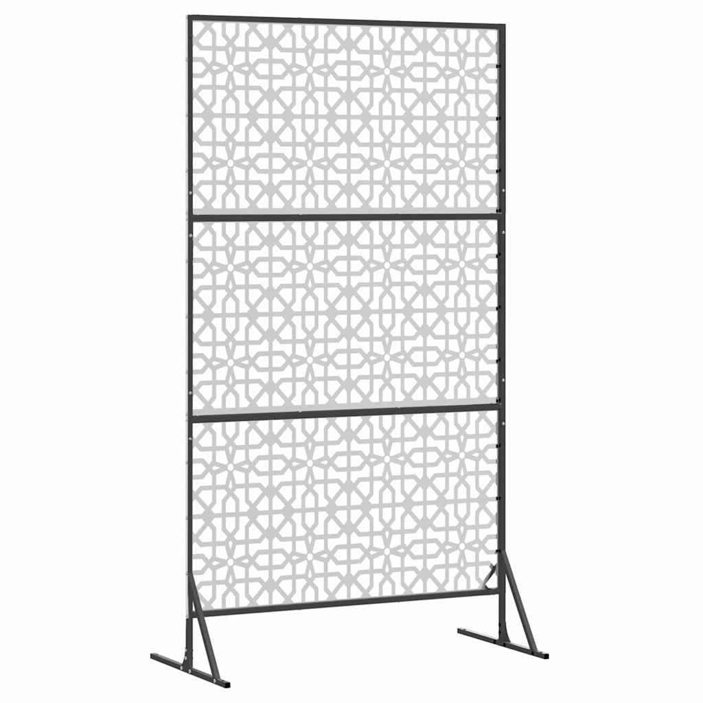 Privacy Screen Grey 100 x 50 x 180 cm Steel