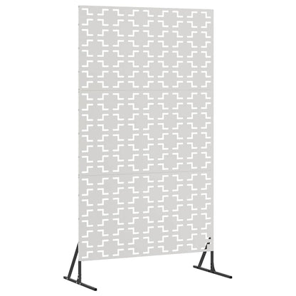 Privacy Screen Grey 100 x 50 x 180 cm Steel