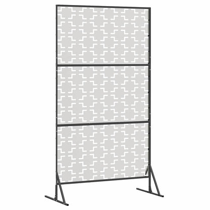 Privacy Screen Grey 100 x 50 x 180 cm Steel