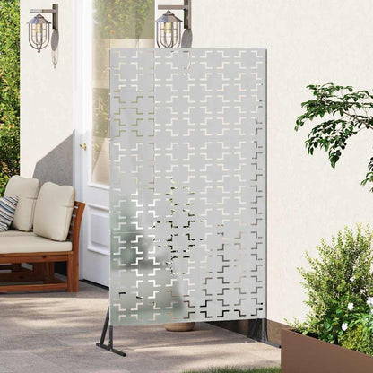 Privacy Screen 100 x 50 x 180 cm Galvanised Steel Silver