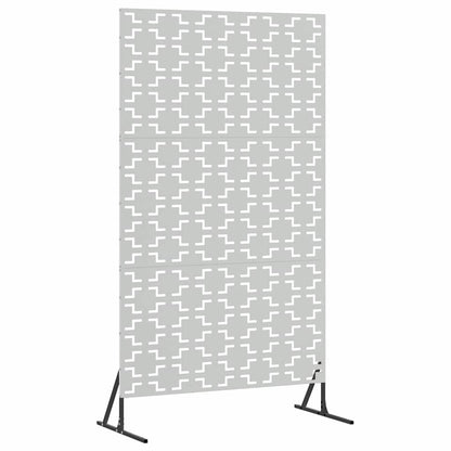 Privacy Screen Grey 100 x 50 x 180 cm Steel