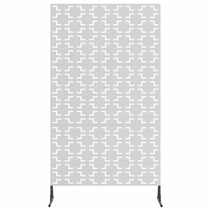 Privacy Screen 100 x 50 x 180 cm Galvanised Steel Silver