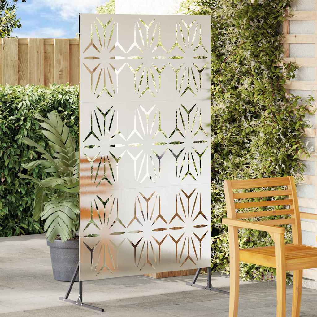 Privacy Screen Grey 100 x 50 x 180 cm Steel