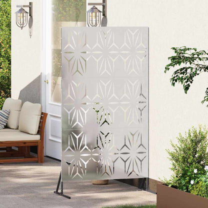Privacy Screen Grey 100 x 50 x 180 cm Steel