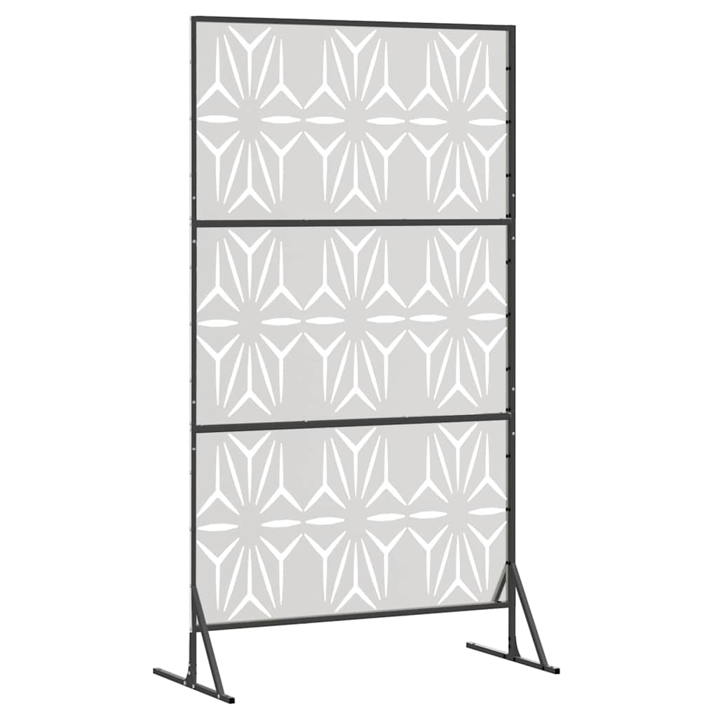 Privacy Screen Grey 100 x 50 x 180 cm Steel
