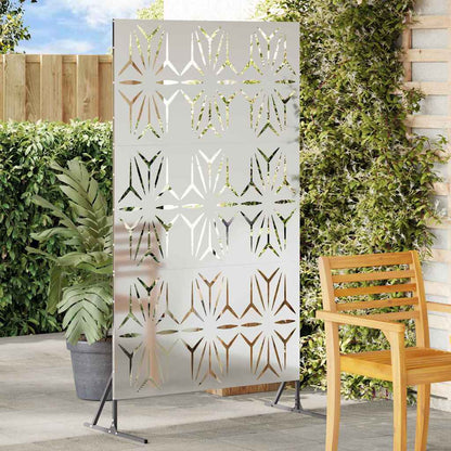 Privacy Screen 100 x 50 x 180 cm Galvanised Steel Silver
