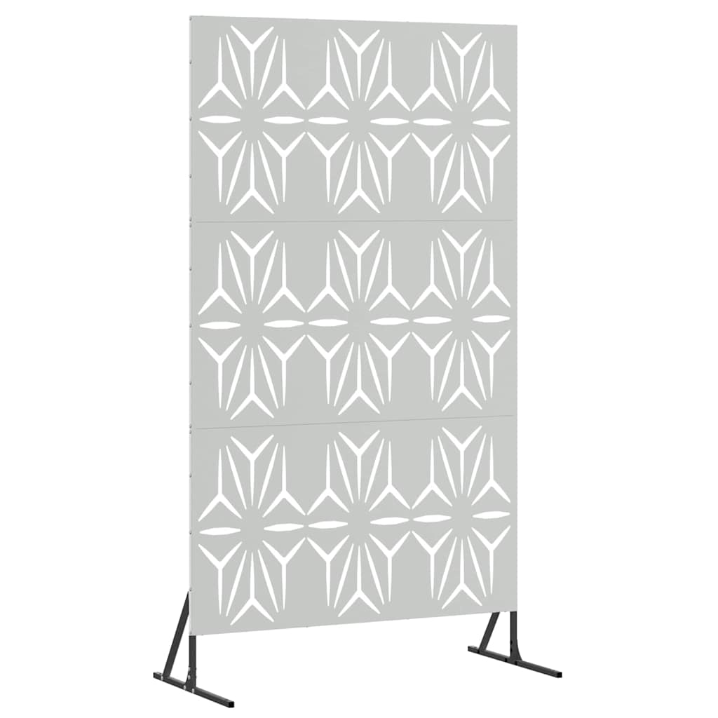 Privacy Screen 100 x 50 x 180 cm Galvanised Steel Silver