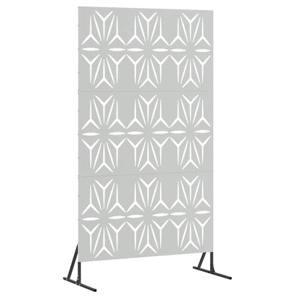 Privacy Screen Grey 100 x 50 x 180 cm Steel