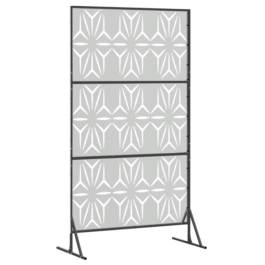 Privacy Screen 100 x 50 x 180 cm Galvanised Steel Silver