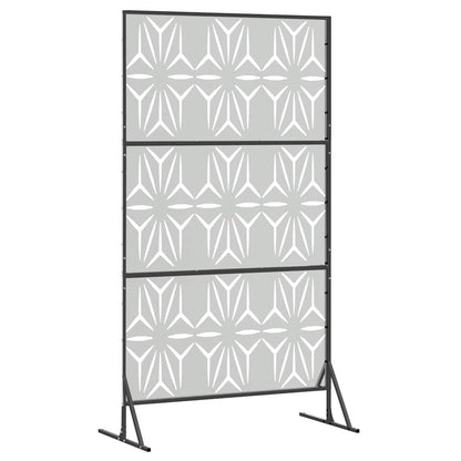 Privacy Screen Grey 100 x 50 x 180 cm Steel