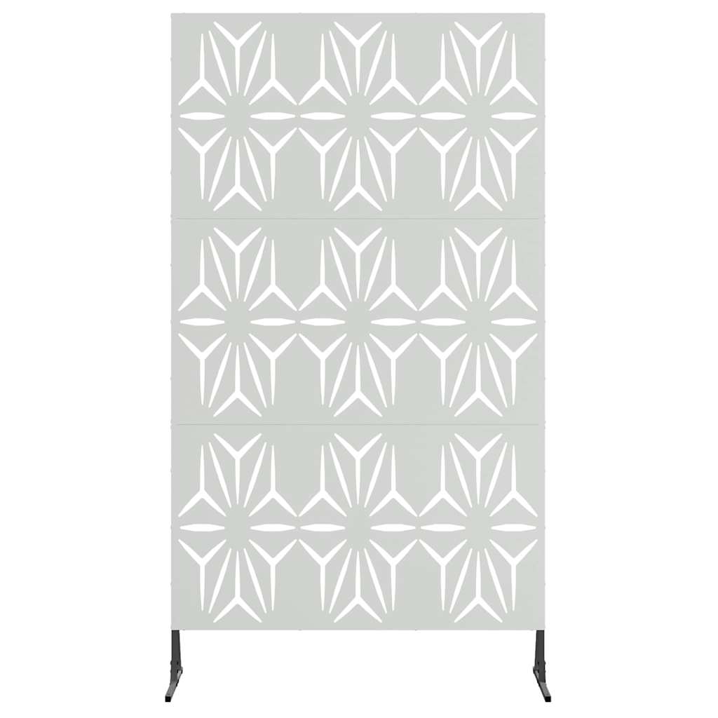 Privacy Screen 100 x 50 x 180 cm Galvanised Steel Silver