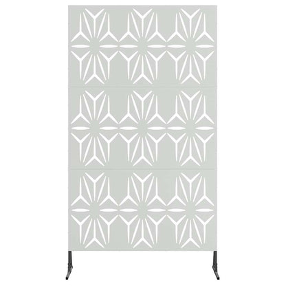 Privacy Screen Grey 100 x 50 x 180 cm Steel