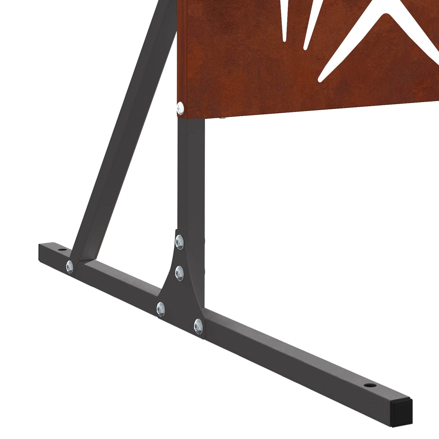Privacy Screen Grey 100 x 50 x 180 cm Weathering Steel