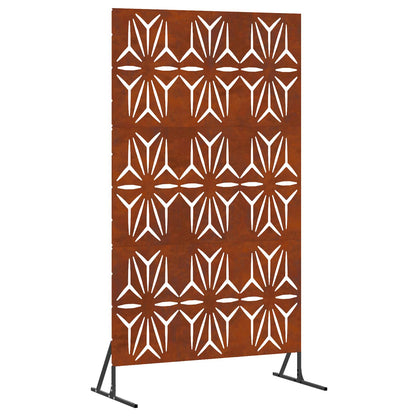 Privacy Screen Grey 100 x 50 x 180 cm Weathering Steel