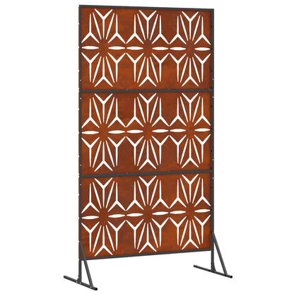 Privacy Screen Grey 100 x 50 x 180 cm Weathering Steel