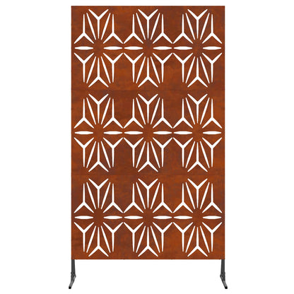 Privacy Screen Grey 100 x 50 x 180 cm Weathering Steel