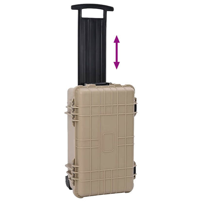 Hard Case Sand 56 x 35 x 23 cm Polypropylene and ABS